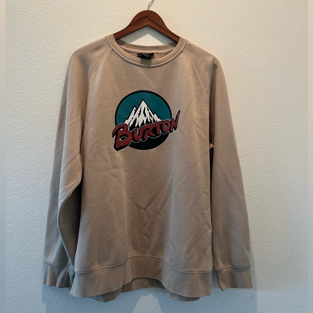 Burton Mens Sweatshirt - Large - Tan
